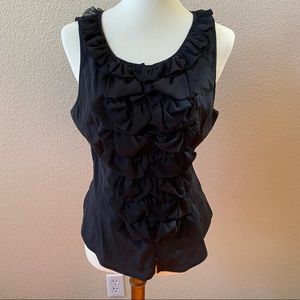 Bebe Silk Button-Up Top